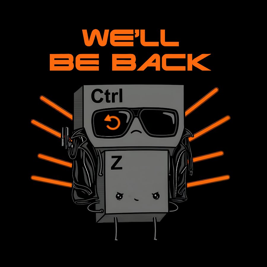 We'll Be Back Geek T-Shirt