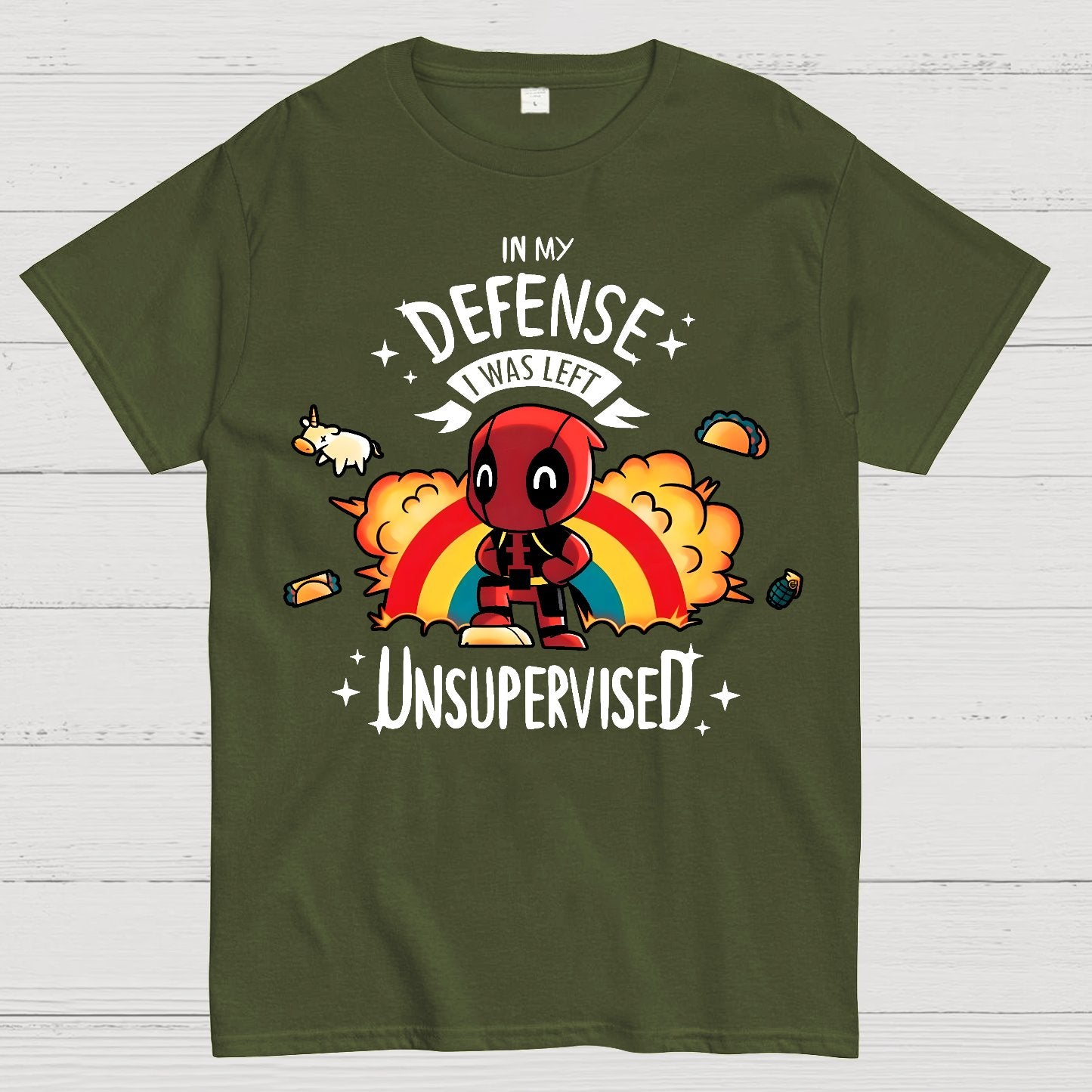 In My Defence  I Was Left Unsupervised. Geek T-Shirt