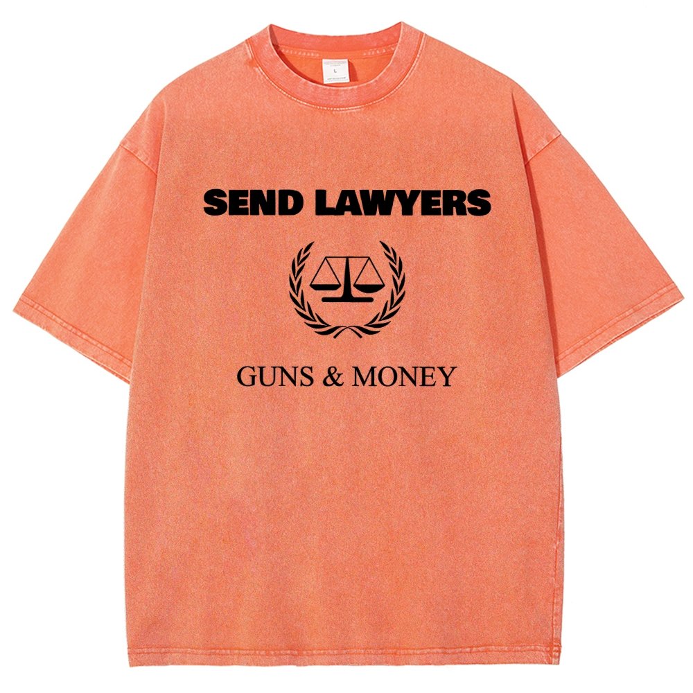 Send Lawyers Guns And Money Vintage Distressed T-shirt