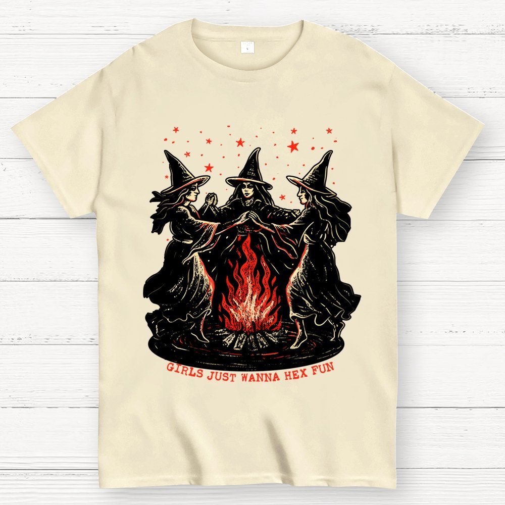 Girls Just Wanna Hex Fun Geek T-Shirt