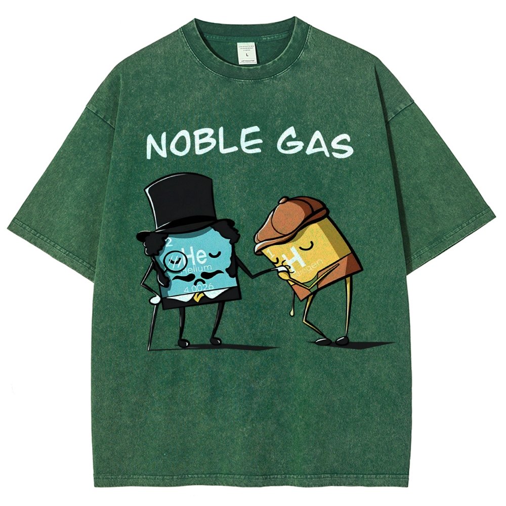 NOBLE GAS Vintage Distressed T-shirt