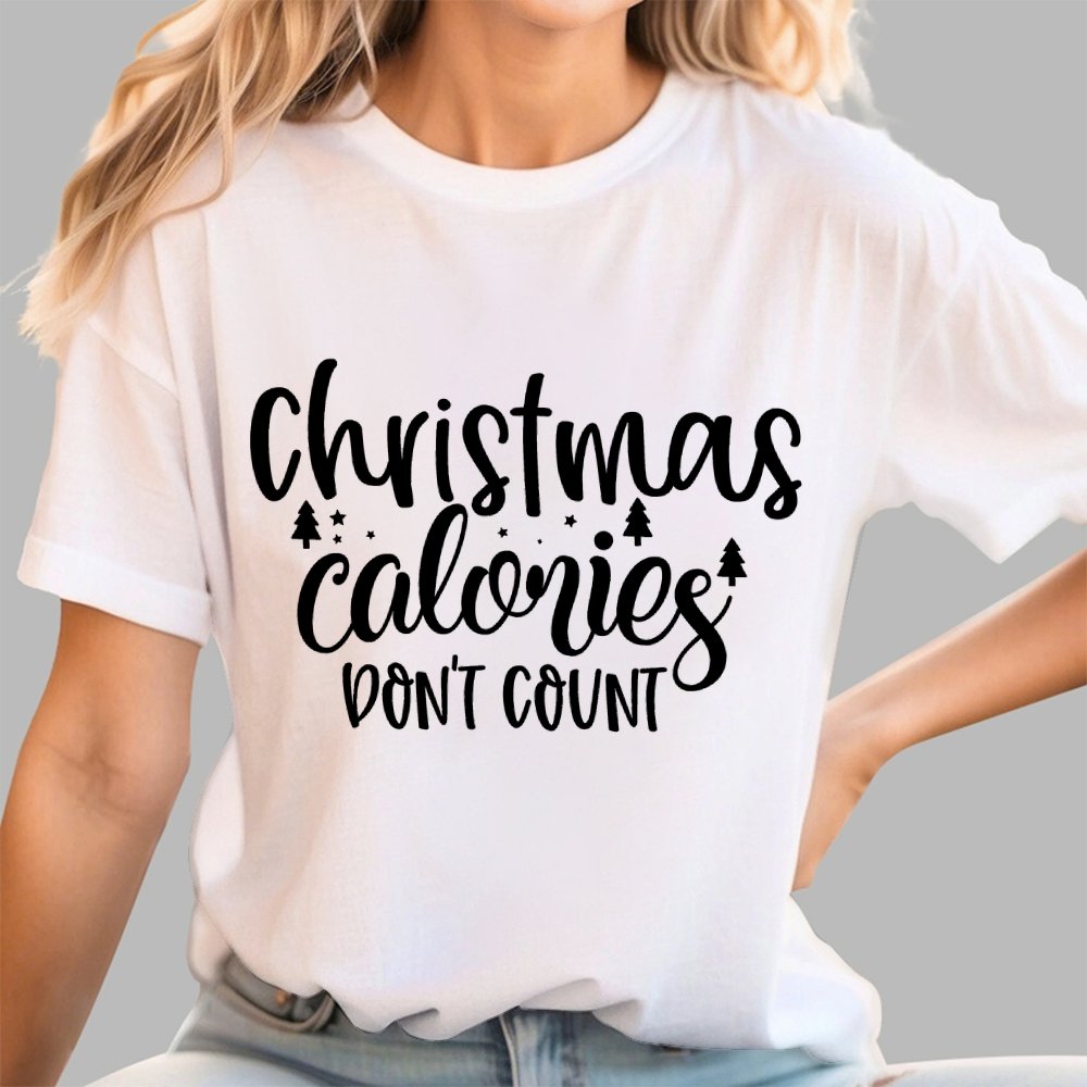 Christmas Calories Don't Count Geek T-Shirt