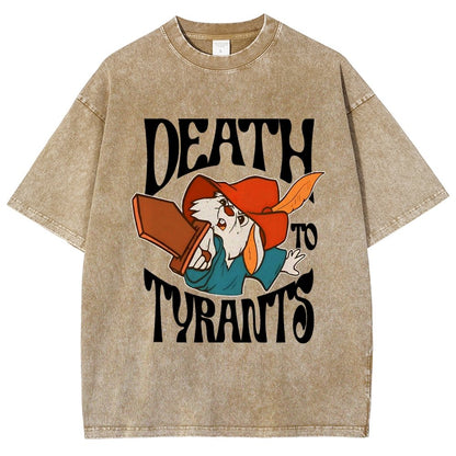 Skippy Rabbit Death To Tyrants Vintage Distressed T-shirt