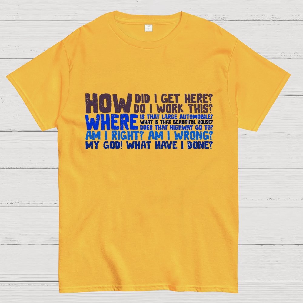 How Did I Get Here? Geek T-Shirt