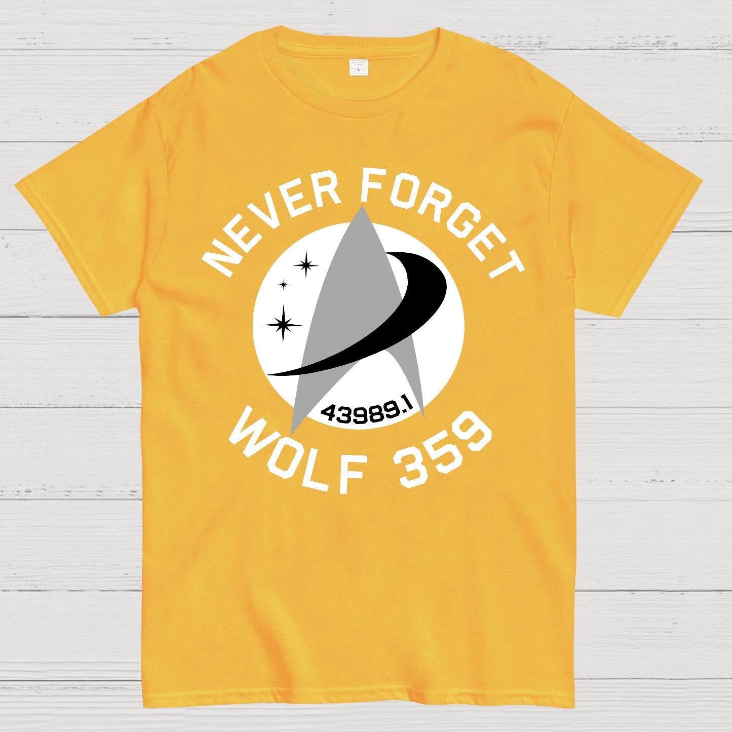 Never Forget Wolf 359 Geek T-Shirt