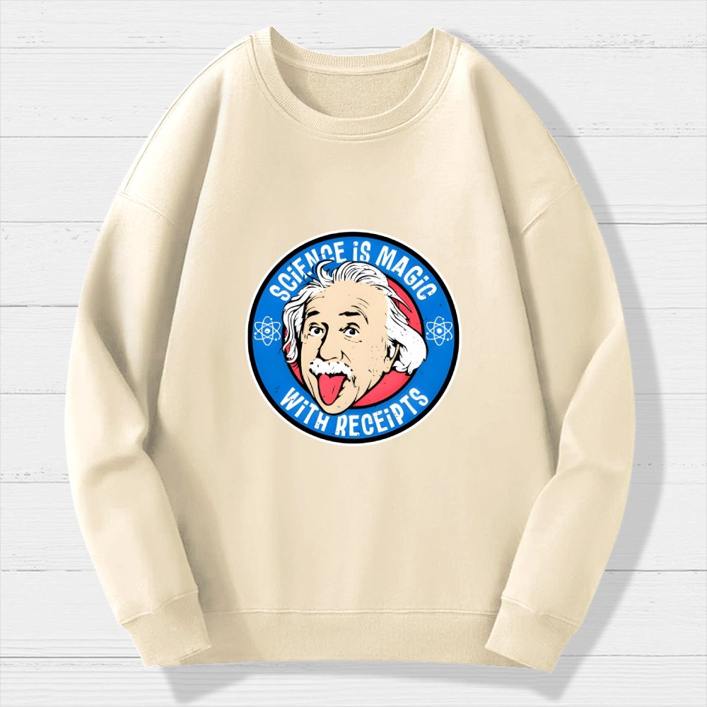 Science Is Magic Geek Cotton Sweatshirt