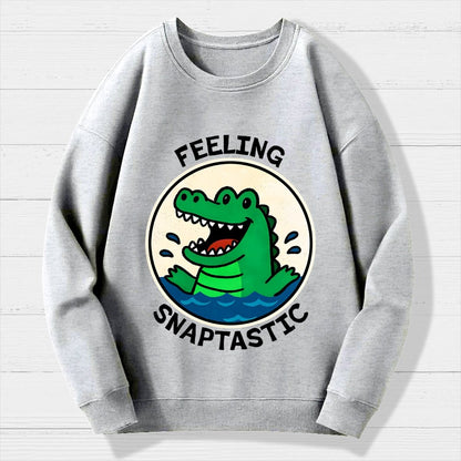 Feeling Snaptastic Geek Cotton Sweatshirt