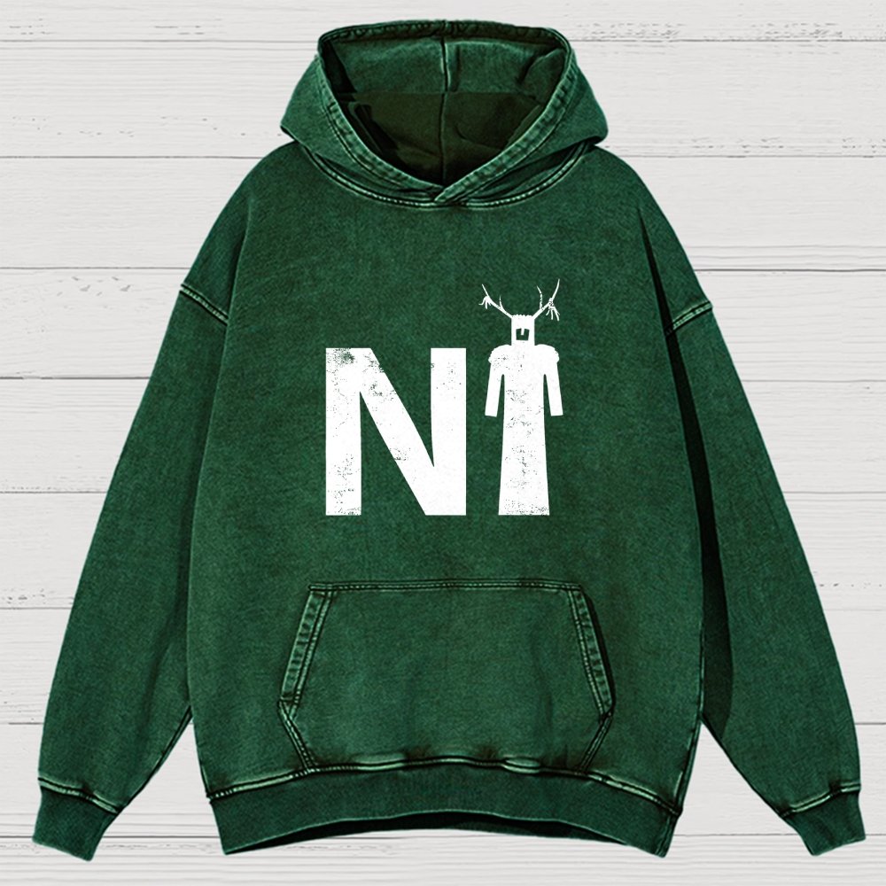 The Knights Who Say... Vintage Distressed Hoodie