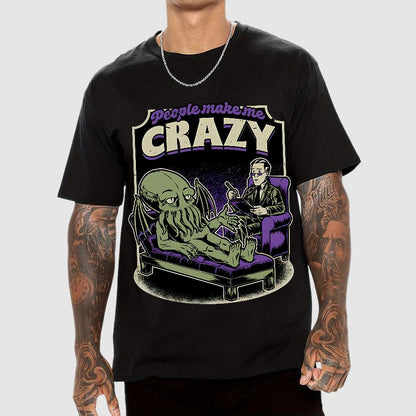 Lovecraft Cthulhu Therapy Geek T-Shirt