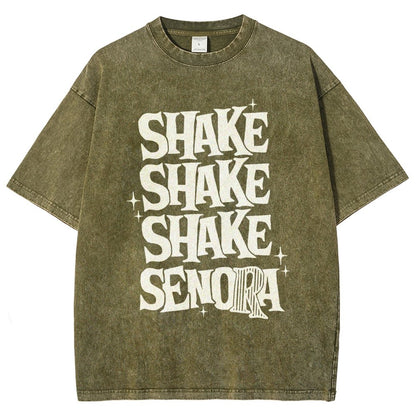Shake Shake Shake Senora Halloween Vintage Distressed T-shirt