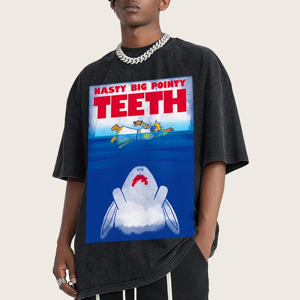 TEETH Vintage Distressed T-shirt