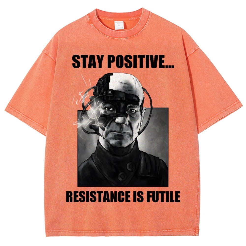 Stay positive... Persistence is key Vintage Distressed T-shirt