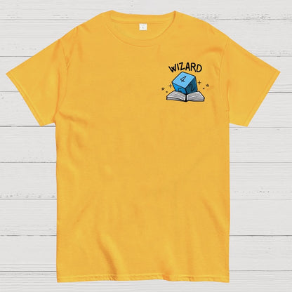 Wizard Dice Front And Back Printing Geek T-Shirt