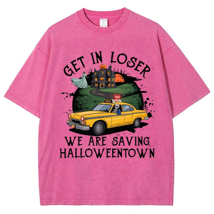 Get in Loser Halloween Vintage Distressed T-shirt