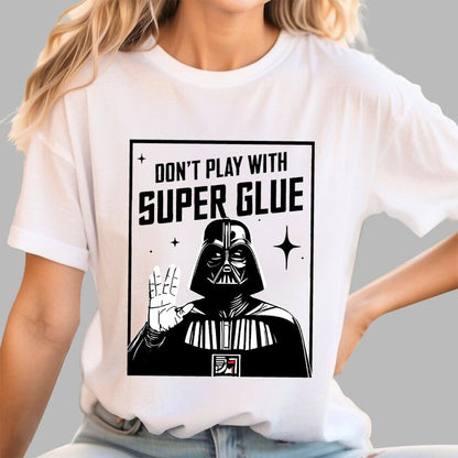 Galaxy Safety Tip Keep away from super glue Geek T-Shirt