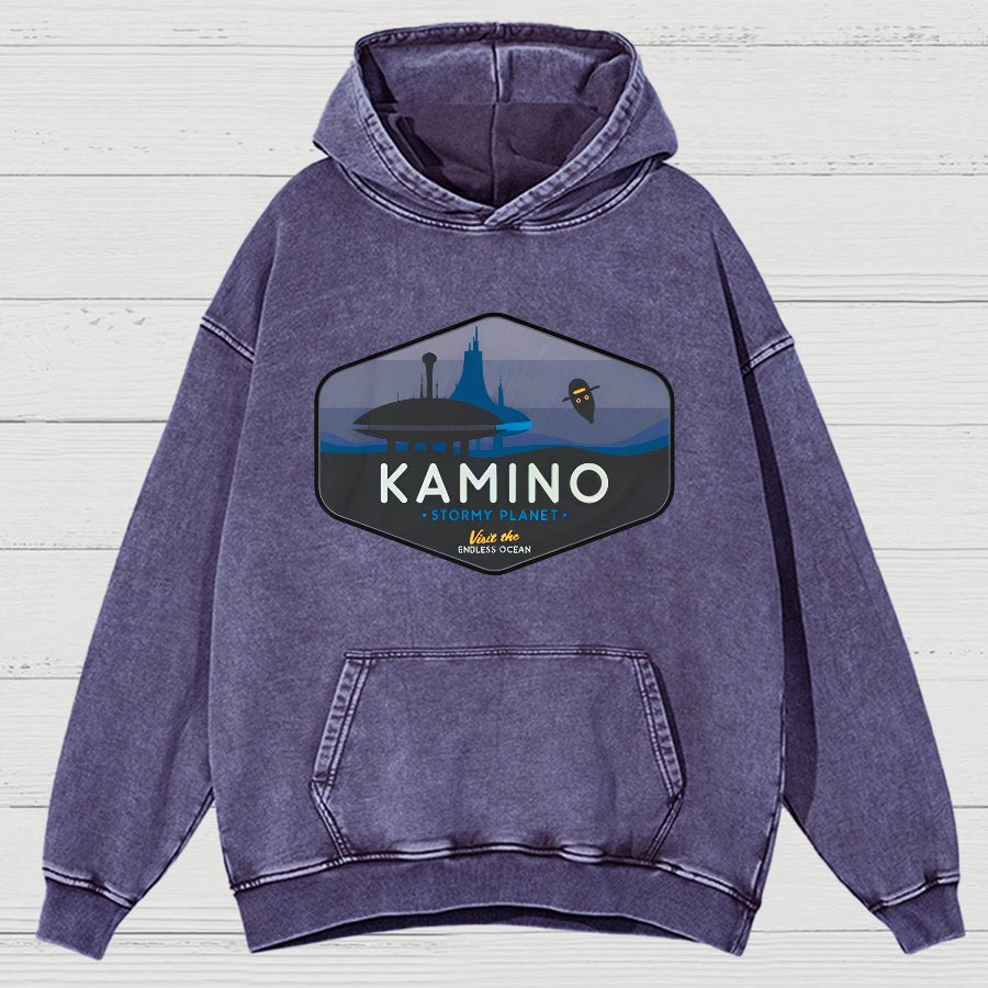 Kamino Vintage Distressed Hoodie