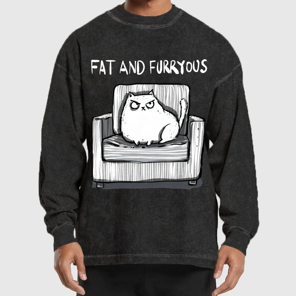 Fat And Furry Washed Long Sleeve Tee