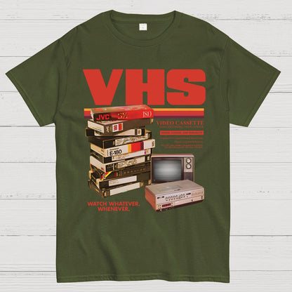 Vintage VHS Tapes Geek T-Shirt