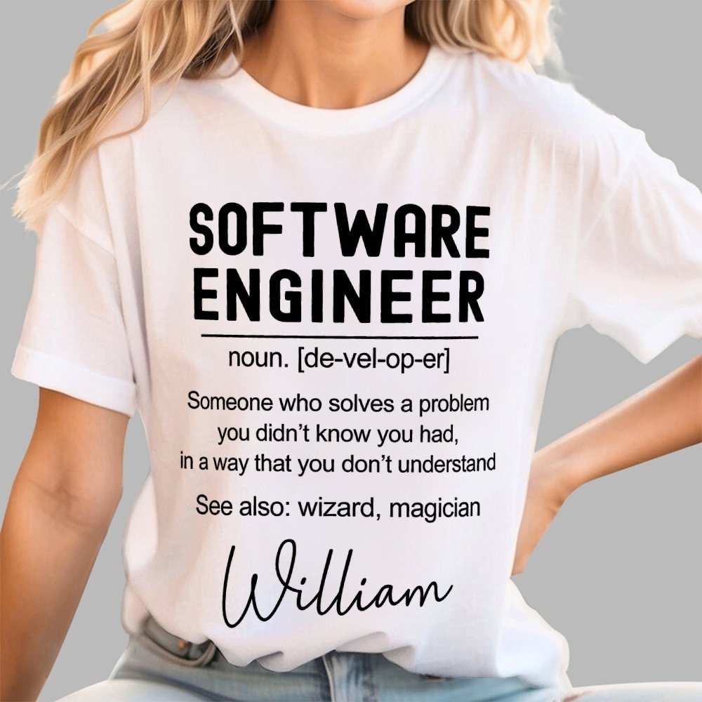 Software Engineer Geek T-Shirt