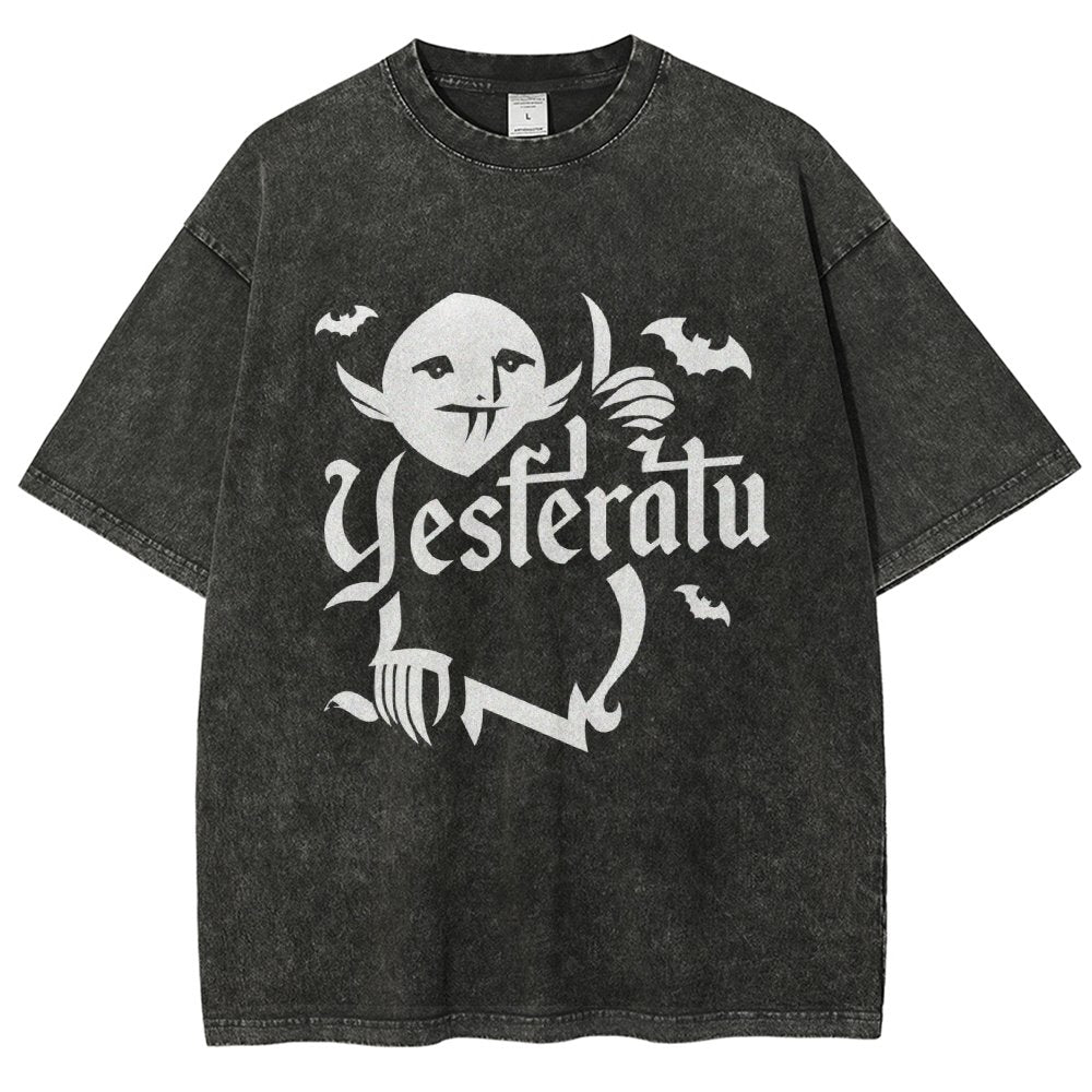 Yesferatu Vintage Distressed T-shirt
