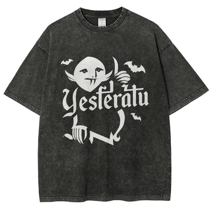 Yesferatu Vintage Distressed T-shirt