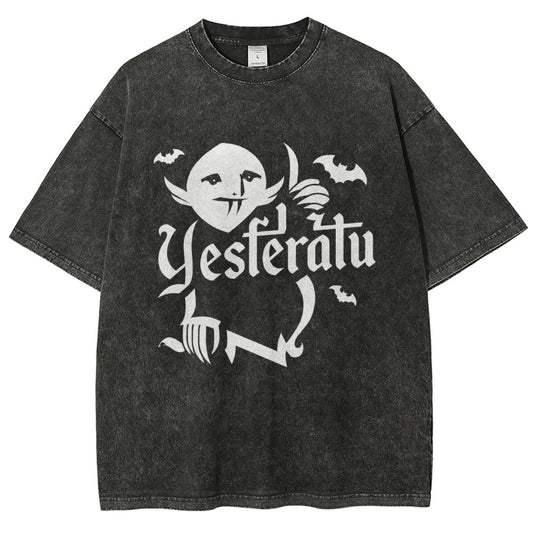 Yesferatu Vintage Distressed T-shirt