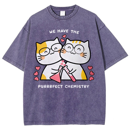 Valentine's Day.Perfect Chemistry Vintage Distressed T-shirt