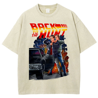 Back To The Hunt Vintage Distressed T-shirt