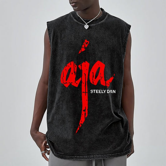 Aja Vintage Distressed Washed Tank