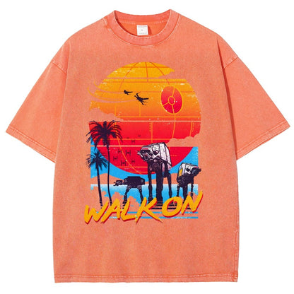 Walk On Vintage Distressed T-shirt