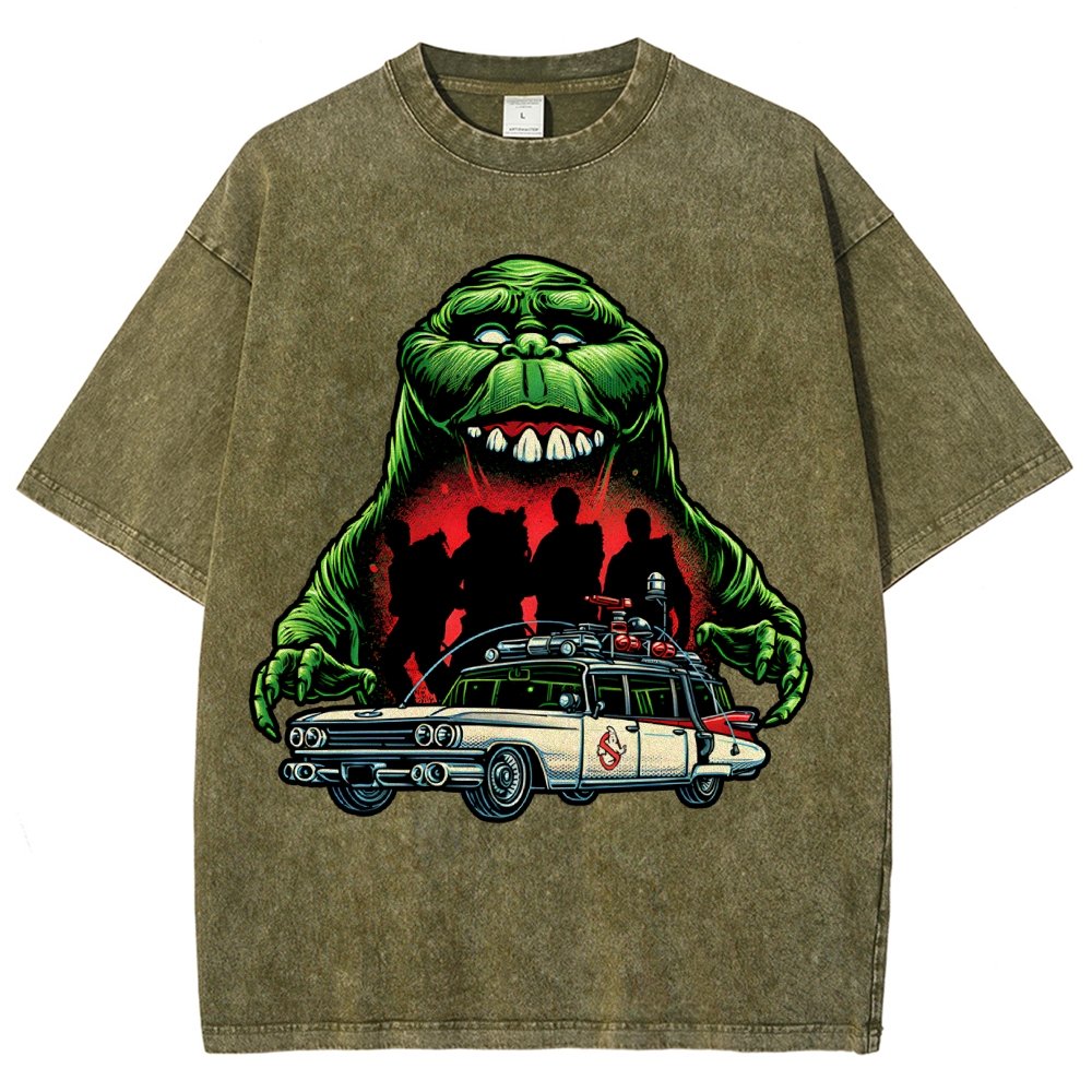 Green Slime Vintage Distressed T-shirt