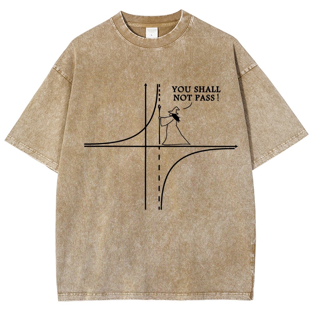 You Shall Not Pass Vintage Distressed T-shirt