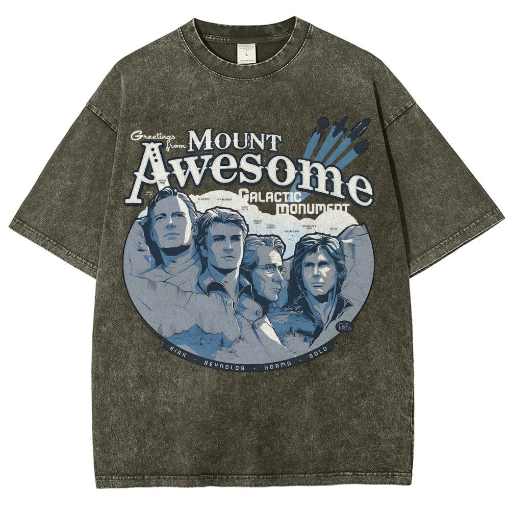 Mount Awesome Vintage Distressed T-shirt