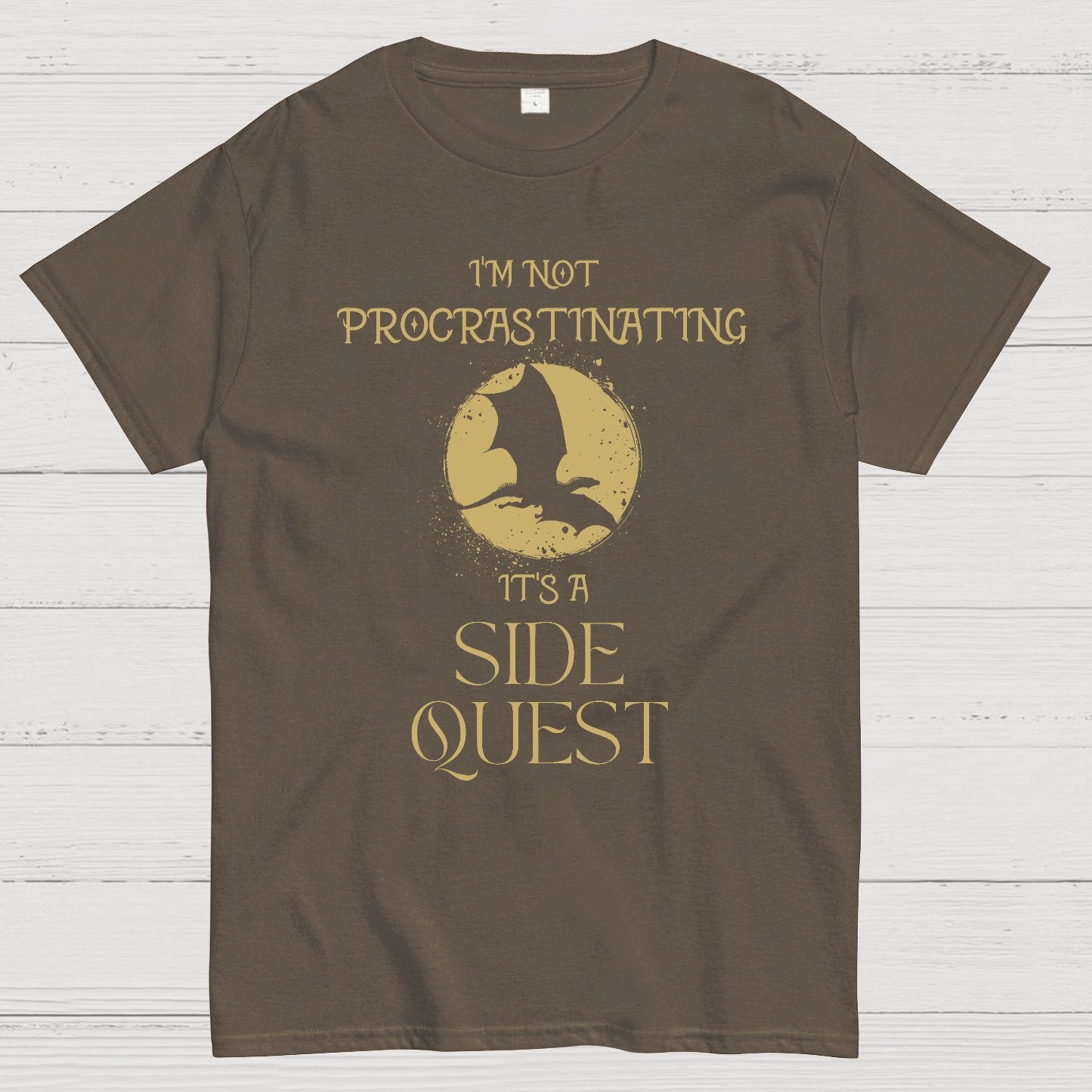 I'm Not Procrastinating I'm Doing Side Quests Geeky T-Shirt