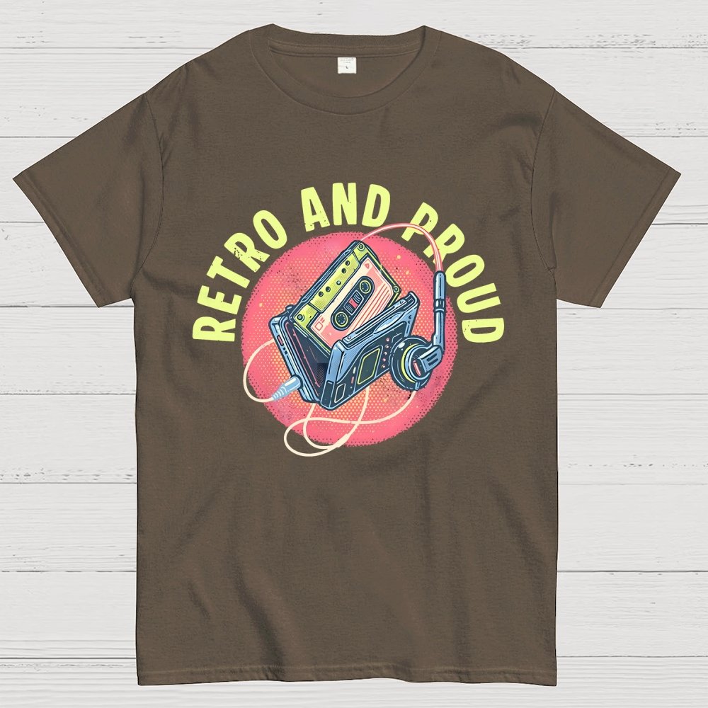 Retro and Proud Unisex Geek T-Shirt