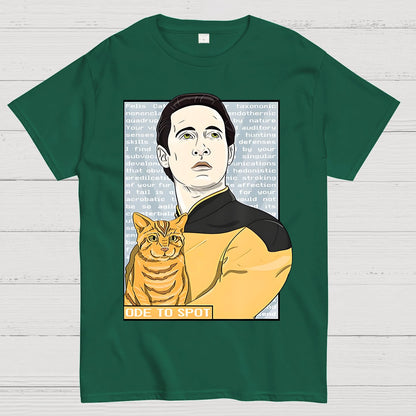 Date Ode To Spot Cat Geek T-Shirt