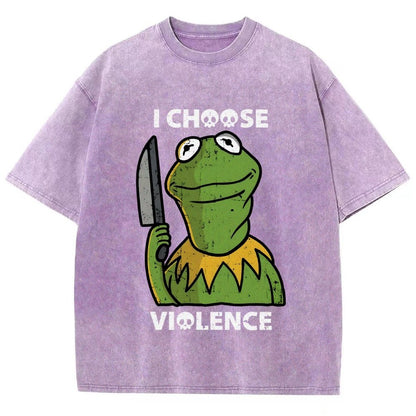 I Choose Violence Vintage Distressed T-shirt