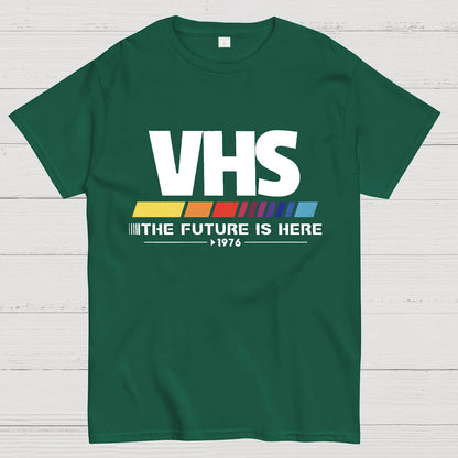 VHS - Video Homepage System The Future is Now Geeky T-Shirt