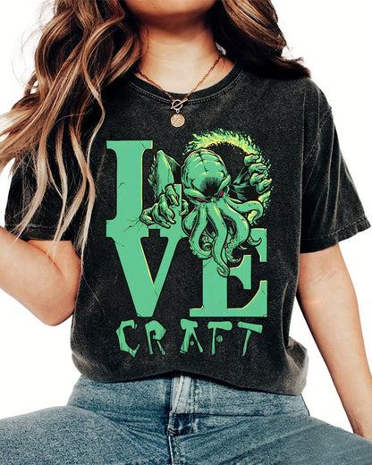 Cthulhu Vintage Distressed T-shirt