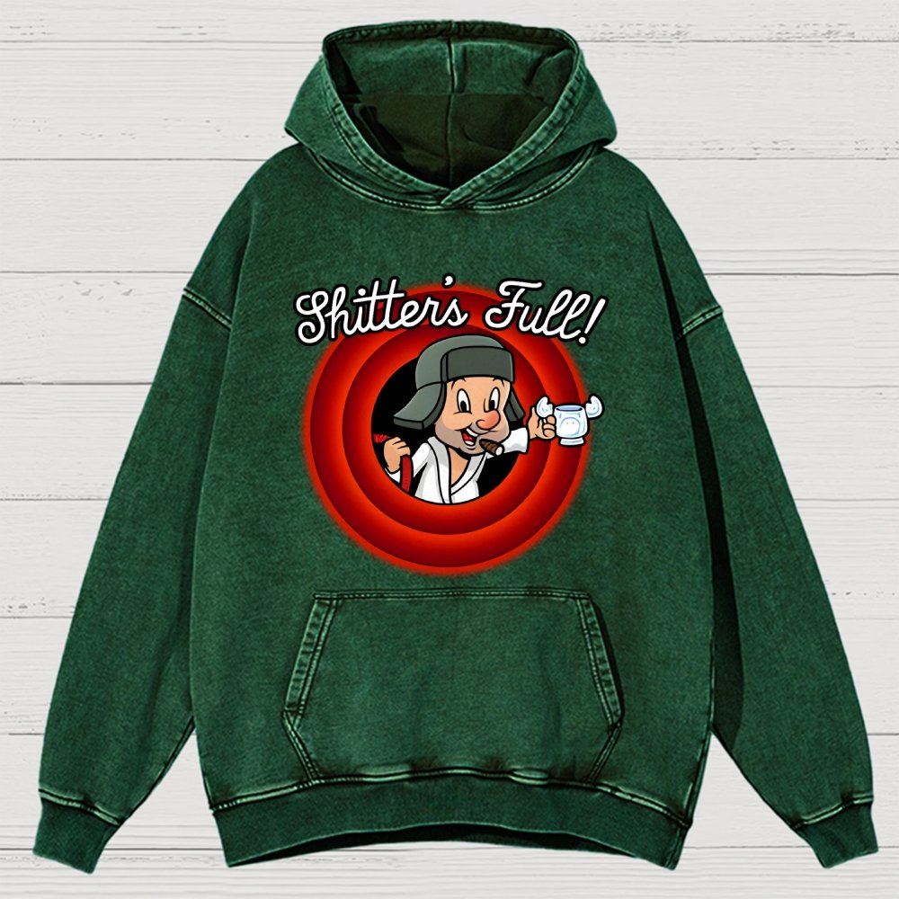Shitter's Full Vintage Distressed Hoodie