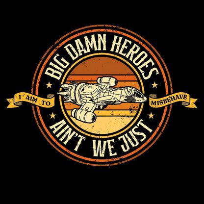 Big Damn Retro Heroes Geek T-Shirt