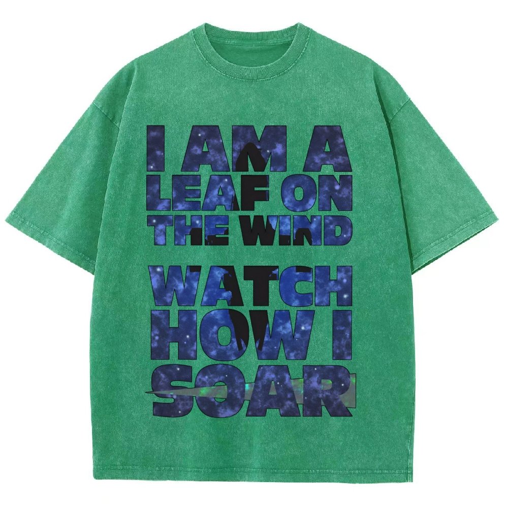 Leaf on the Wind Vintage Distressed T-shirt