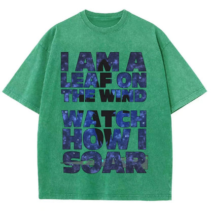 Leaf on the Wind Vintage Distressed T-shirt