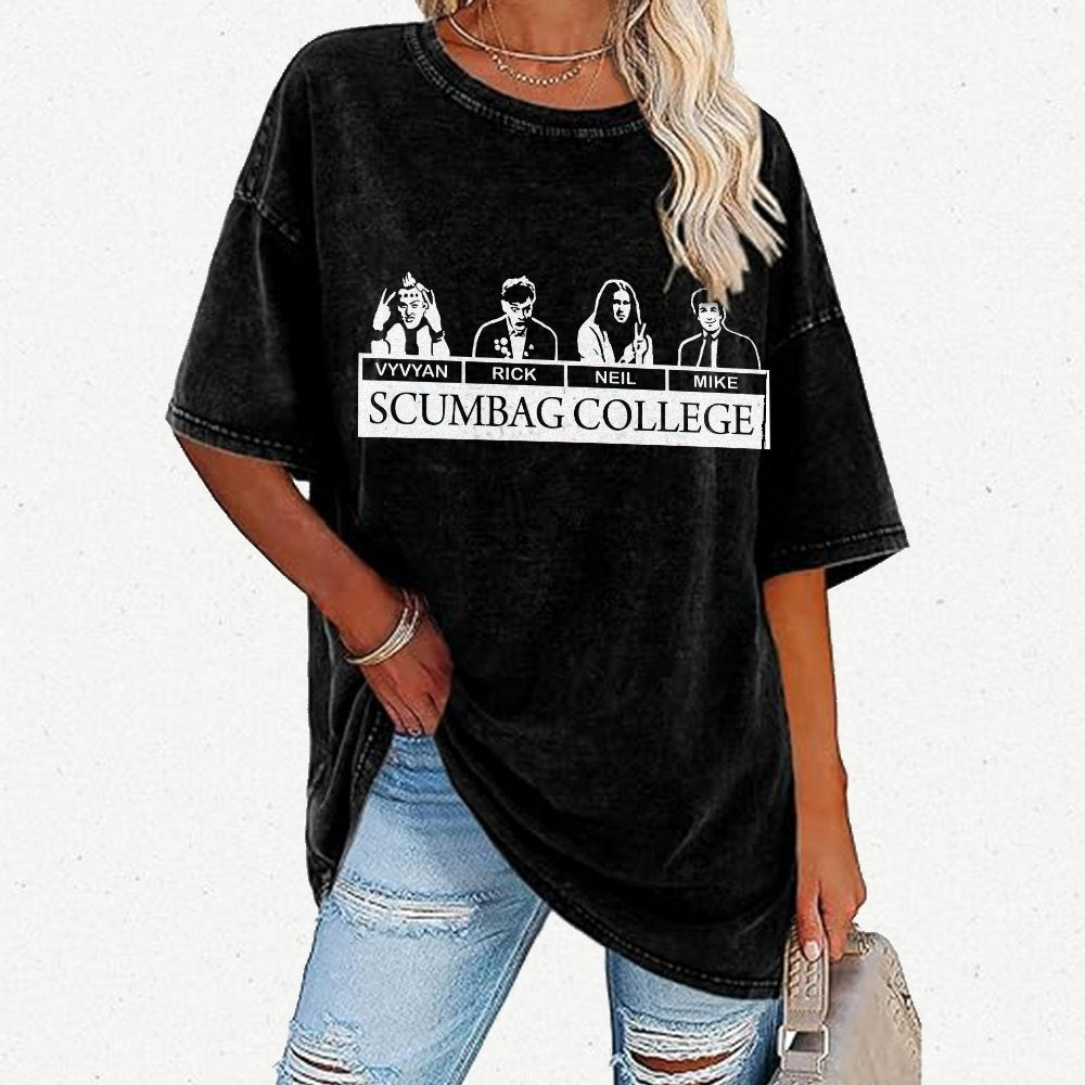 Scumbag College  Vintage Distressed T-shirt 2509000242