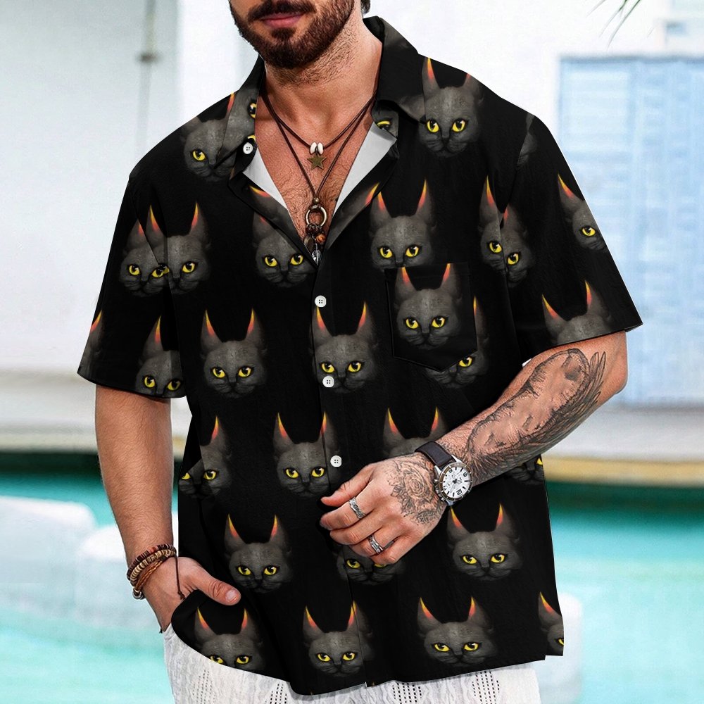 Vintage Cat Geeky Shirt