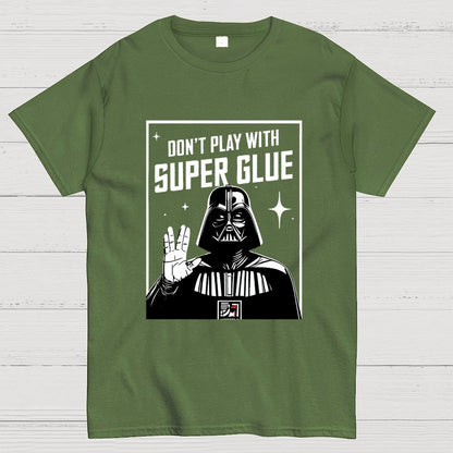Galaxy Safety Tip Keep away from super glue Geek T-Shirt