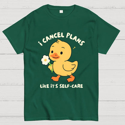 I Cancel Plans Unisex Geek T-Shirt