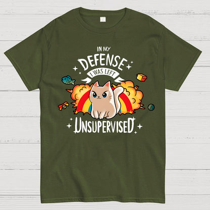 I Was Left Unsupervised Geek T-Shirt