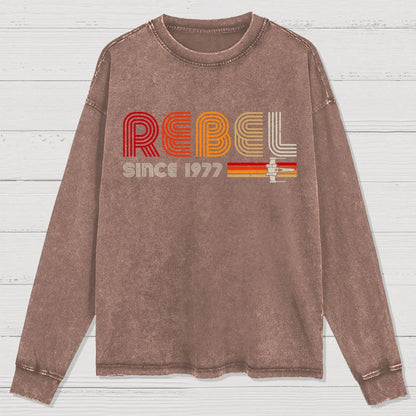 Maverick since 1977 Washed Long Sleeve Tee
