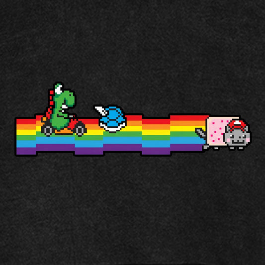 Rainbow Kart Vintage Distressed Hoodie
